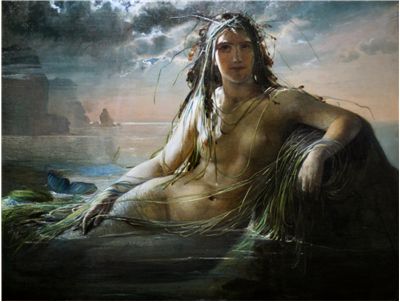 Picture Of Havfrue By Elisabeth Jerichau Baumann