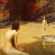 Picture Of Mermaid And The Land Baby